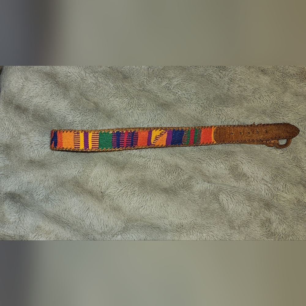Festive Guatemalan Belt Size 36